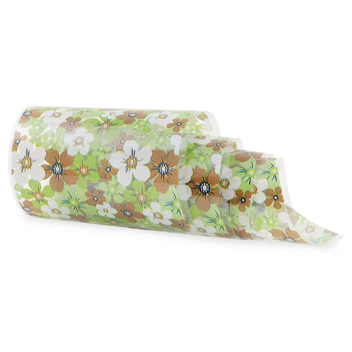 NF-055 - Floral dos anos 70 - Fita de Transferência de Folha