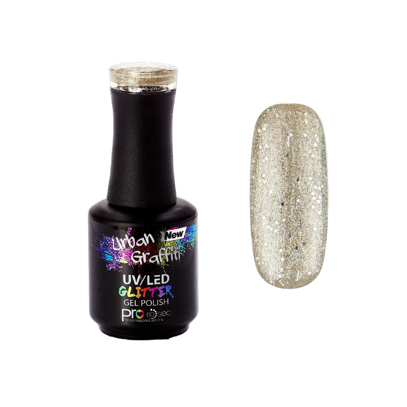 Andromeda - UGGP-A0919 Verniz Gel Urban Graffiti Gold Shimmer 15ml