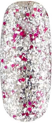 Piso de Dança - UGGP-A0909 Verniz Gel Glitter Rosa e Prateado Urban Graffiti 15ml