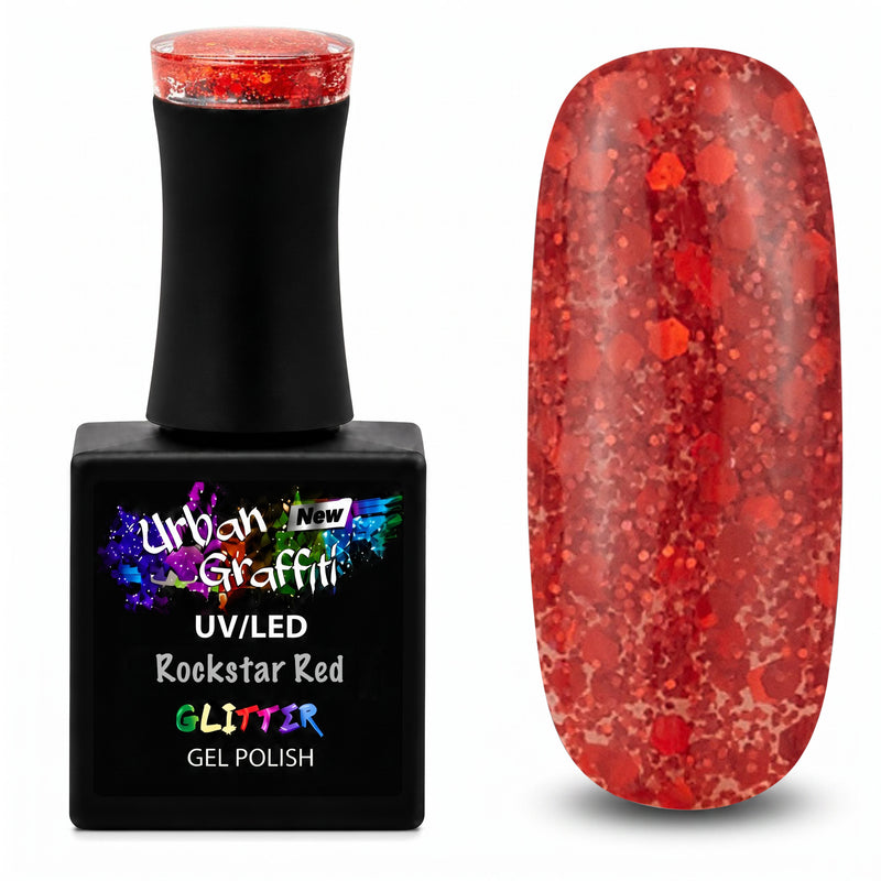 Rockstar Red - UGGP-XS010 Verniz Gel Urban Graffiti 15ml