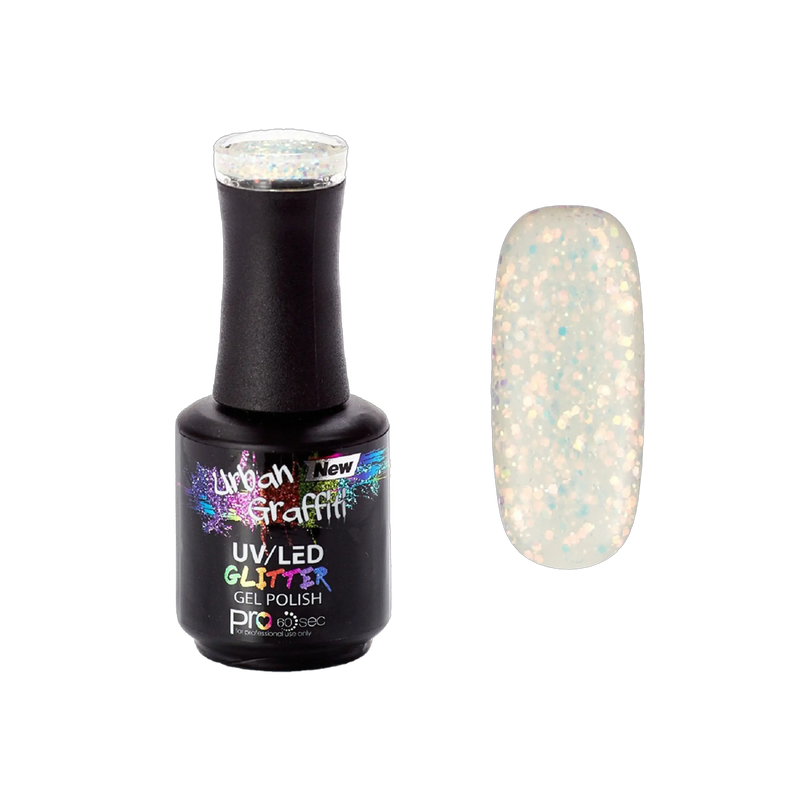 Oyster Sparkle - UGGP-A0870 Verniz Gel Urban Graffiti 15ml